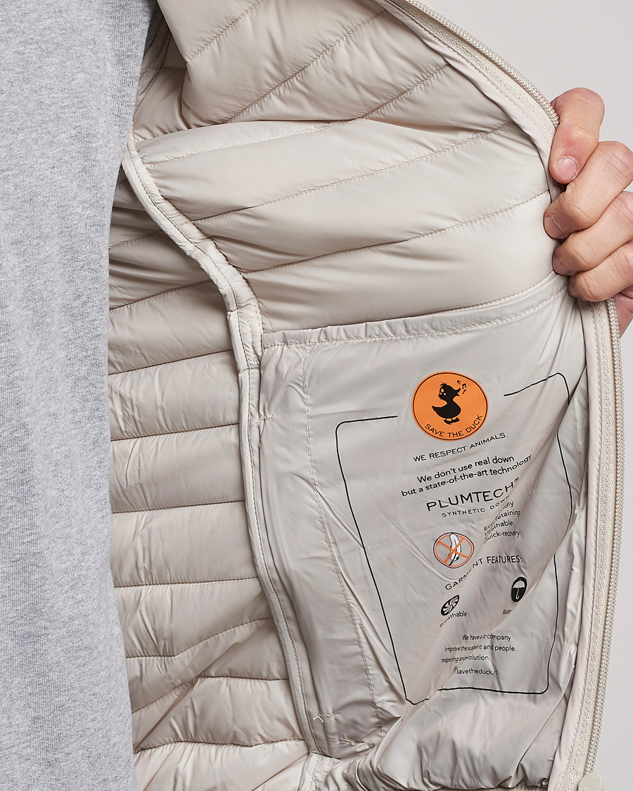 Herre | Jakker | Save The Duck | Lee Lightweight Matt Padded Jacket Rainy Beige