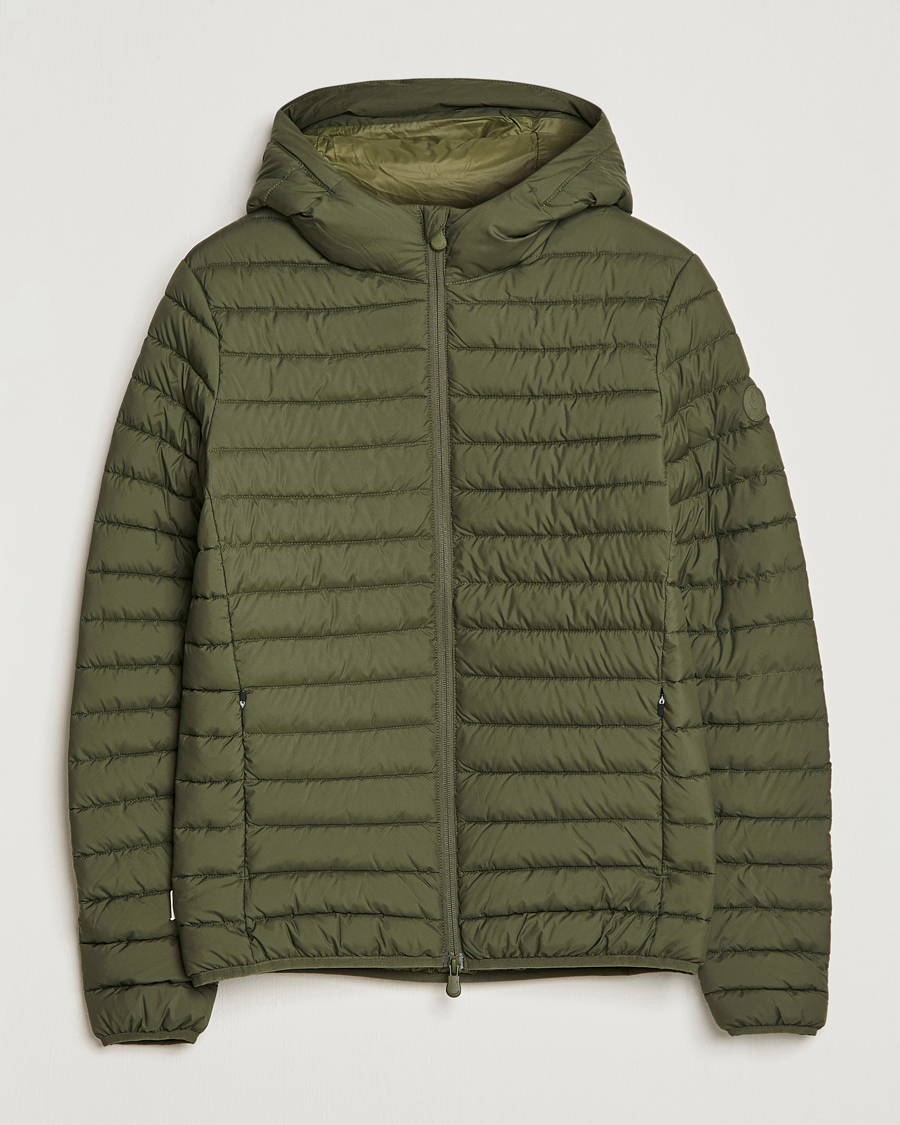 Herre | Jakker | Save The Duck | Luke Lightweight Matt Padded Hood Jacket Dusty Olive