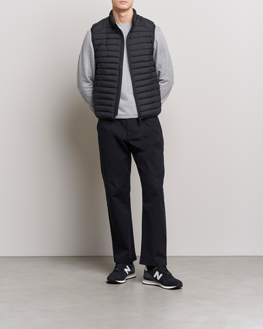 Herre | Jakker | Save The Duck | Leonard Lightweight Matt Padded Vest Black