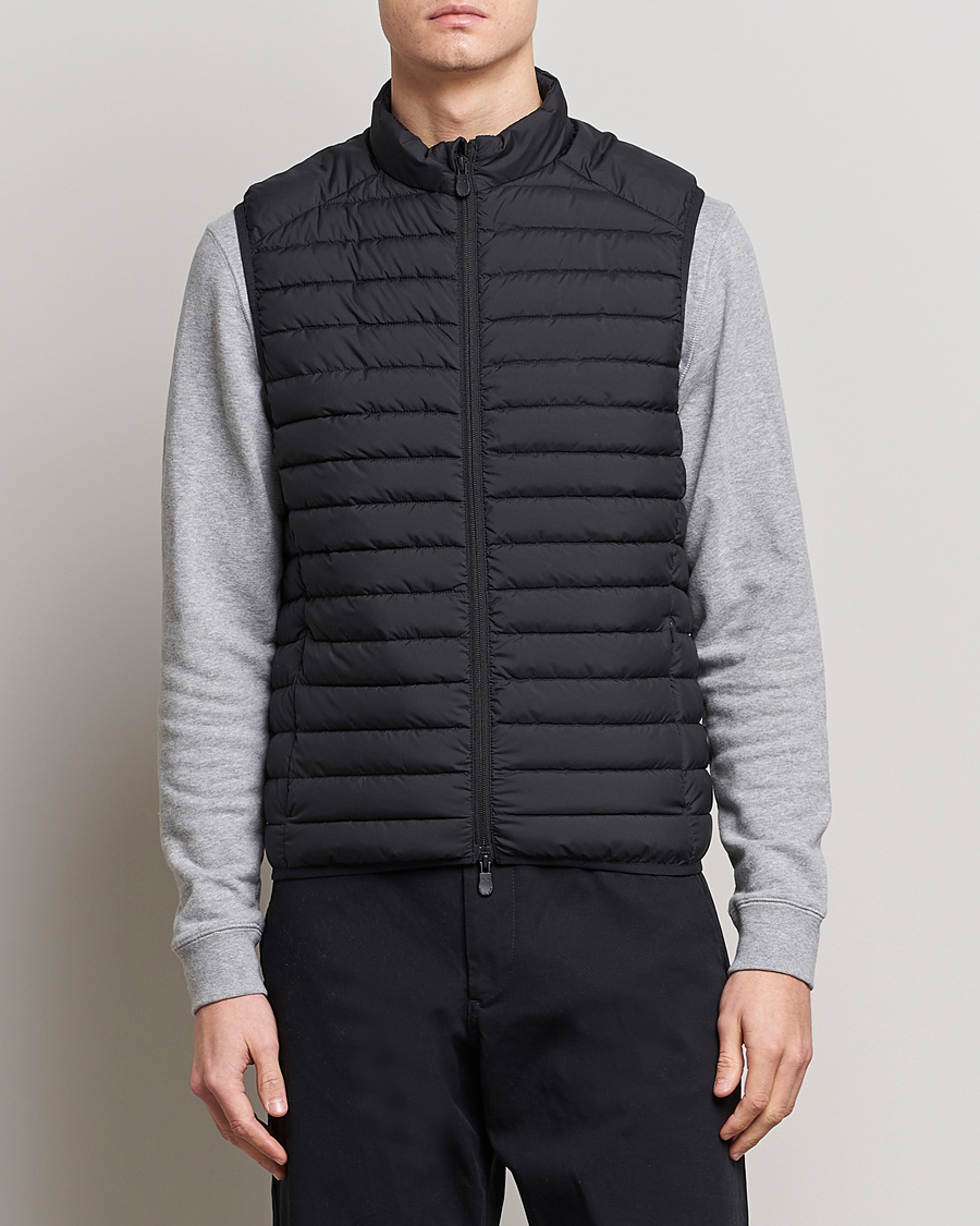 Herre | Jakker | Save The Duck | Leonard Lightweight Matt Padded Vest Black