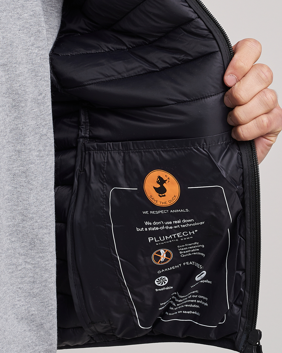 Herre | Jakker | Save The Duck | Leonard Lightweight Matt Padded Vest Black