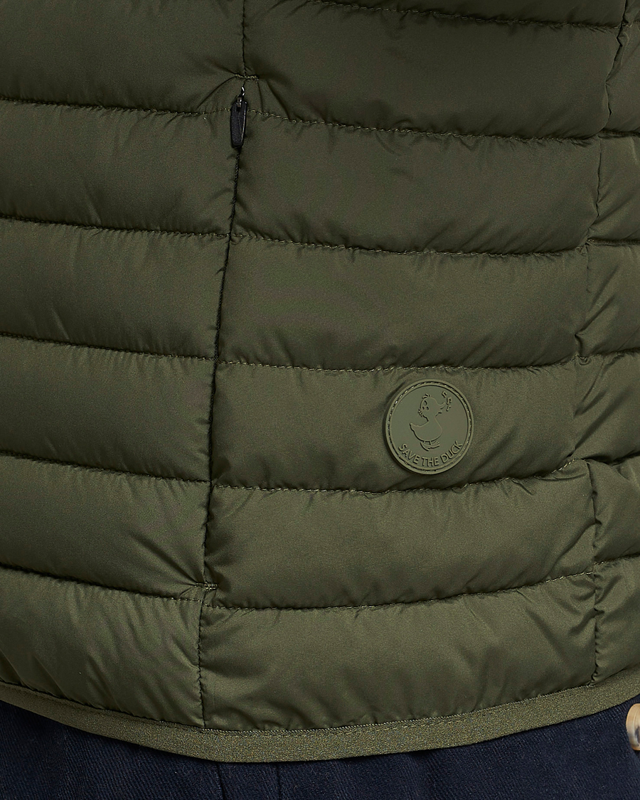 Herre | Vester | Save The Duck | Leonard Lightweight Matt Padded Vest Dusty Olive