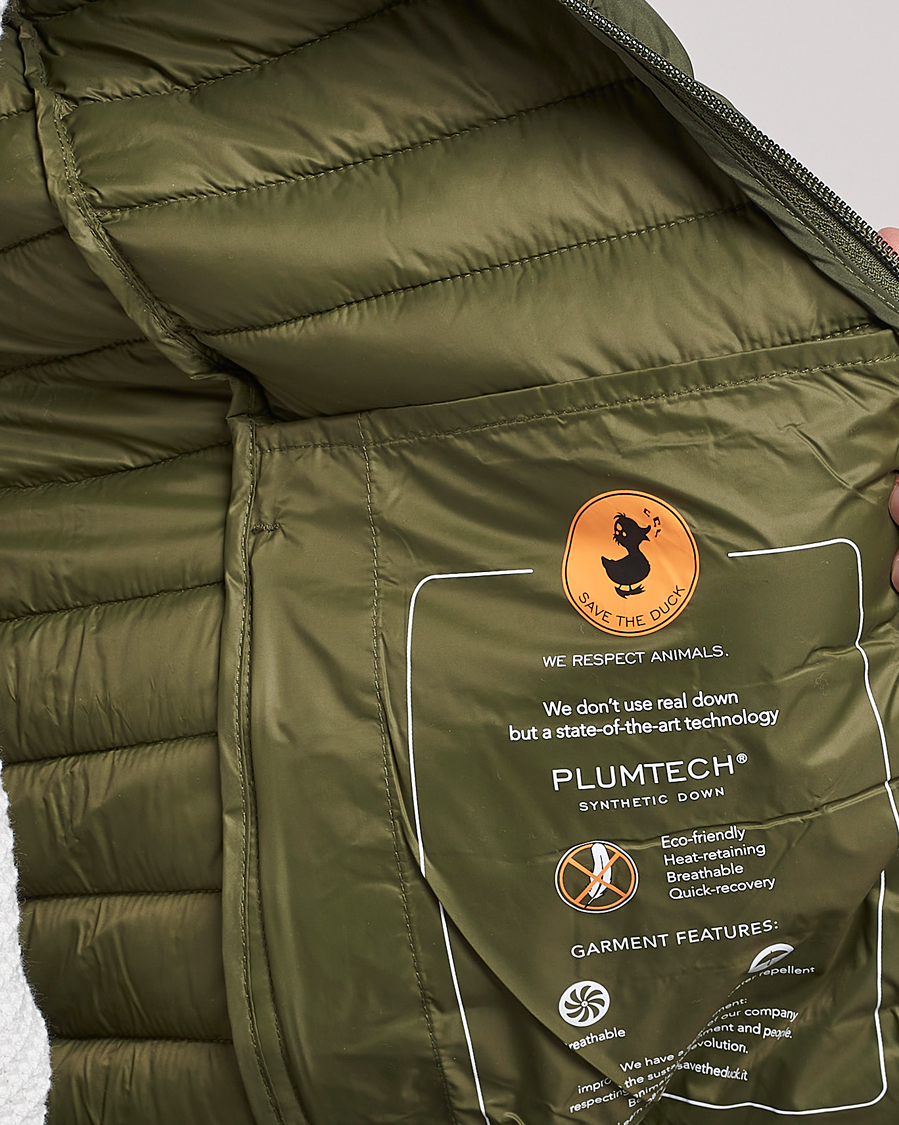 Herre | Vester | Save The Duck | Leonard Lightweight Matt Padded Vest Dusty Olive