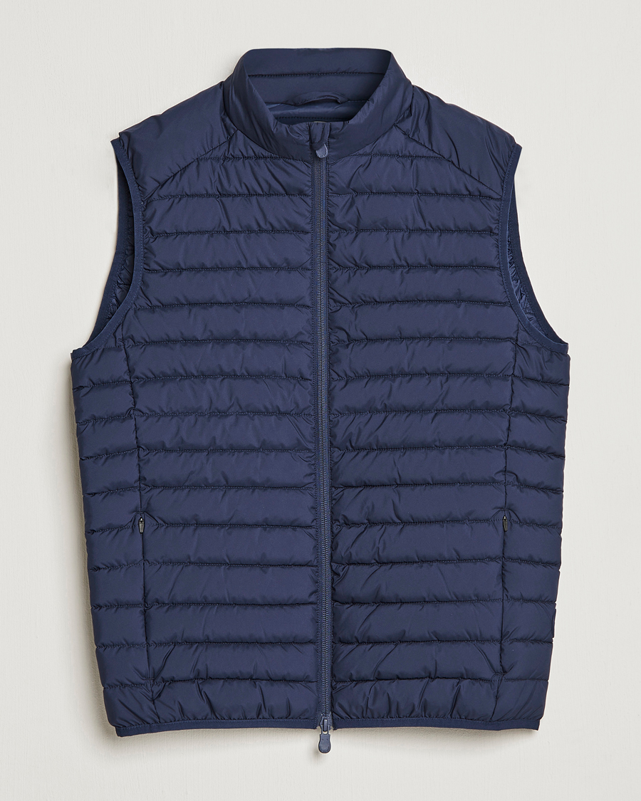 Herre | Vester | Save The Duck | Leonard Lightweight Matt Padded Vest Navy Blue