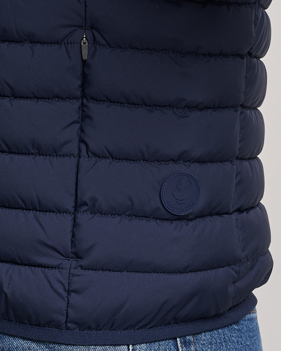 Herre | Vester | Save The Duck | Leonard Lightweight Matt Padded Vest Navy Blue