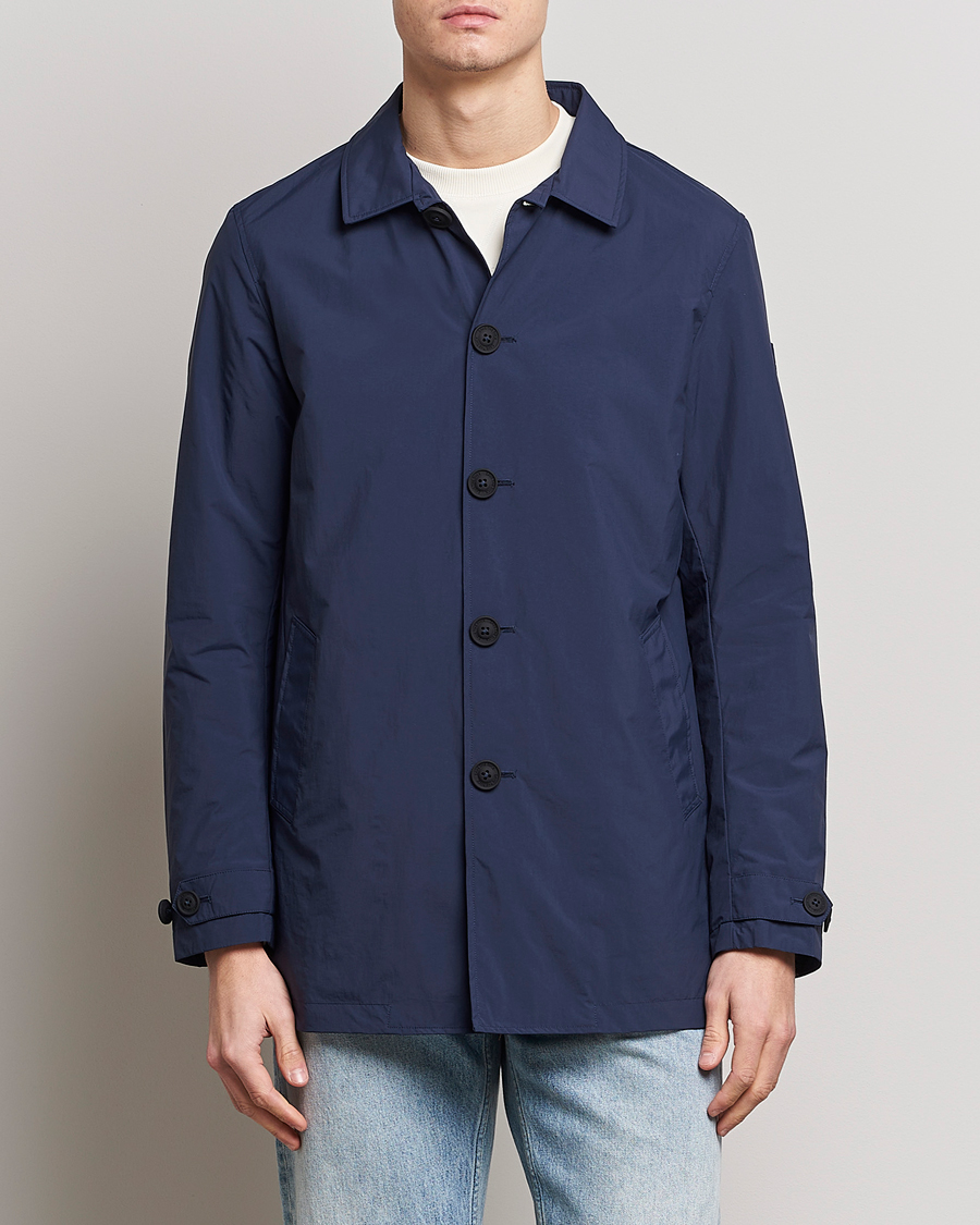 Herre | Jakker | Save The Duck | Hamilton Recycled Nylon Coat Navy Blue