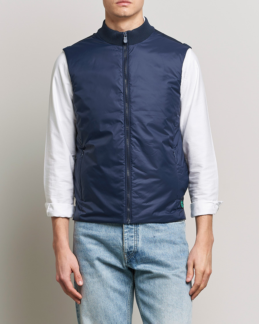 Herre | Save The Duck | Save The Duck | Tucana Recycled Hybrid Vest Navy Blue