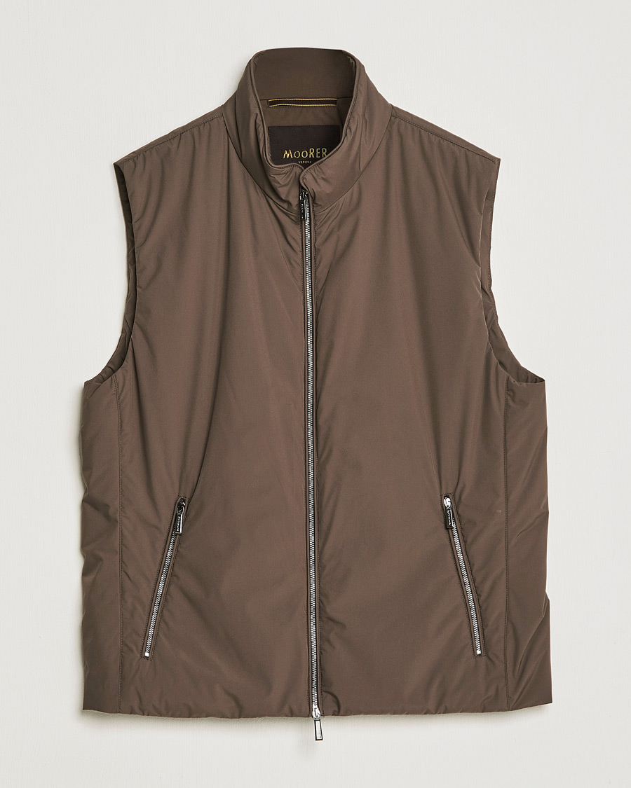 Herre | Vester | MooRER | Senio Padded Vest Brown