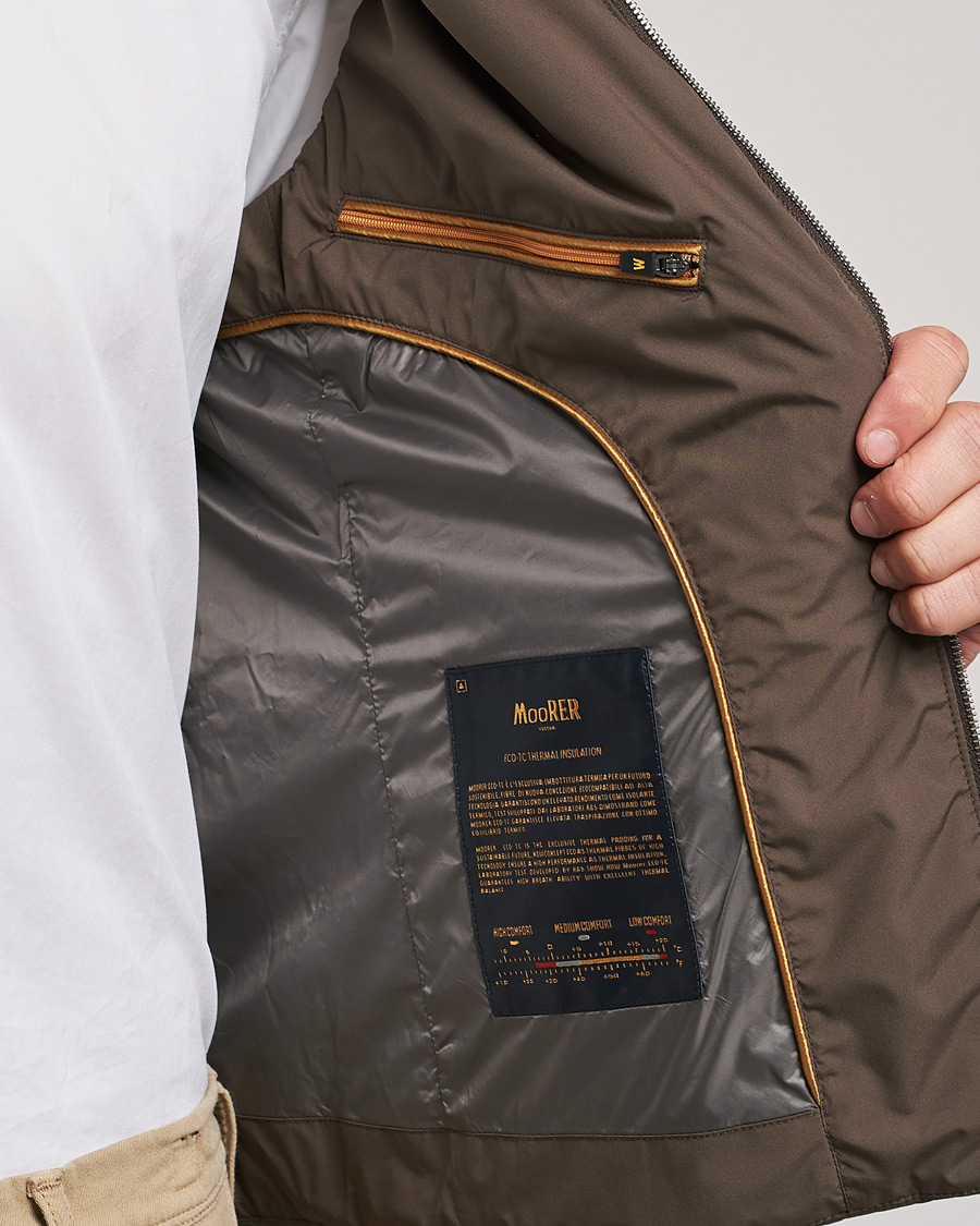 Herre | Vester | MooRER | Senio Padded Vest Brown