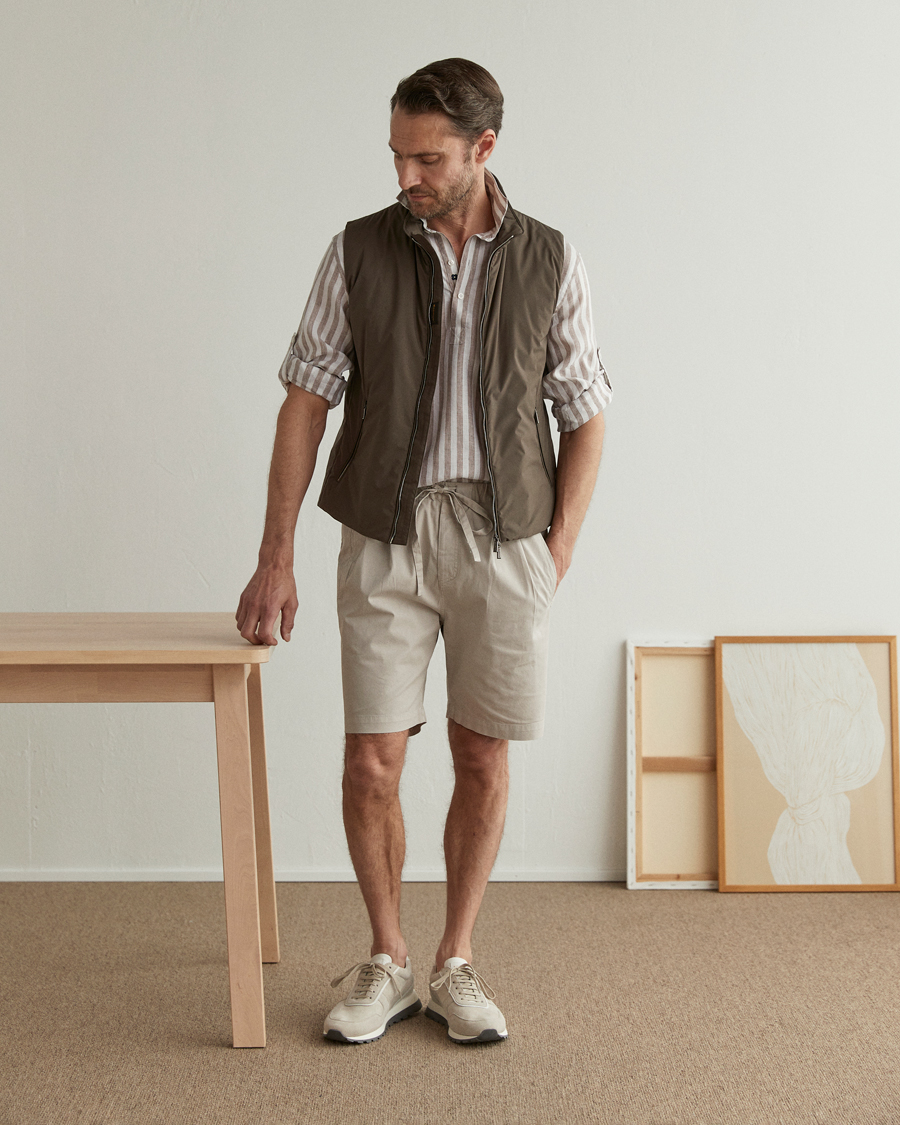 Herre | Vester | MooRER | Senio Padded Vest Brown