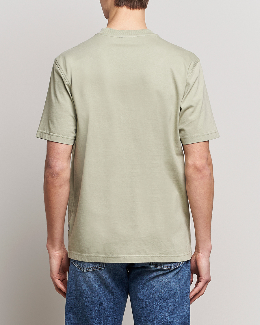 Herre | T-Shirts | NN07 | Adam Pima Crew Neck T-Shirt Pale Green