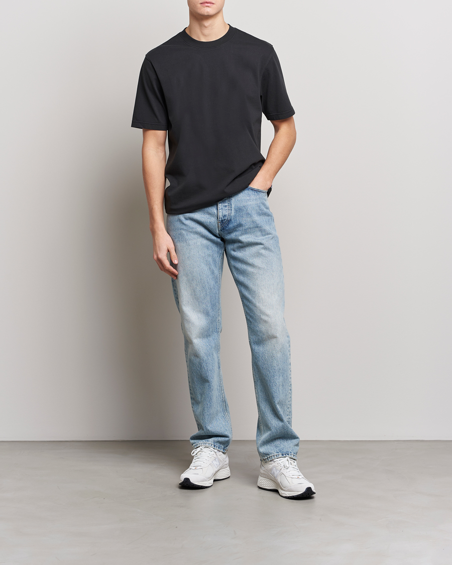 Herre | T-Shirts | NN07 | Adam Pima Crew Neck T-Shirt Black