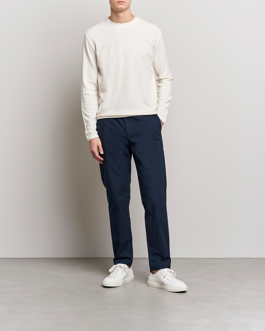 Herre | Gensere | NN07 | Clive Knitted Sweater Egg White