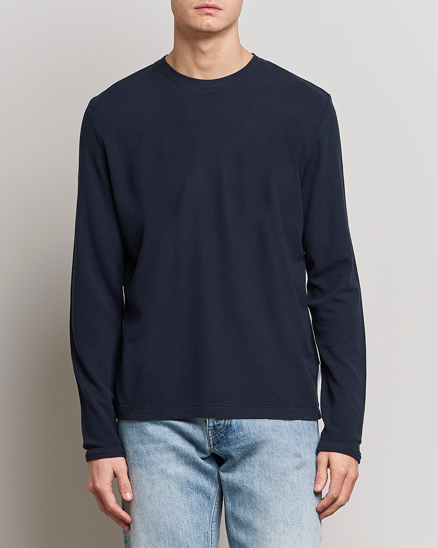 Herre | Avdelinger | NN07 | Clive Knitted Sweater Navy Blue