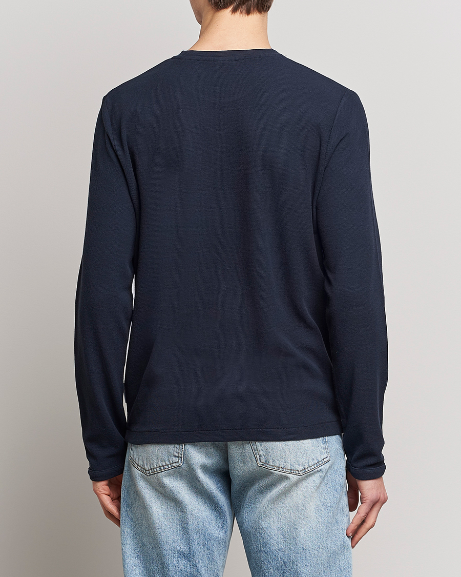Herre | Gensere | NN07 | Clive Knitted Sweater Navy Blue