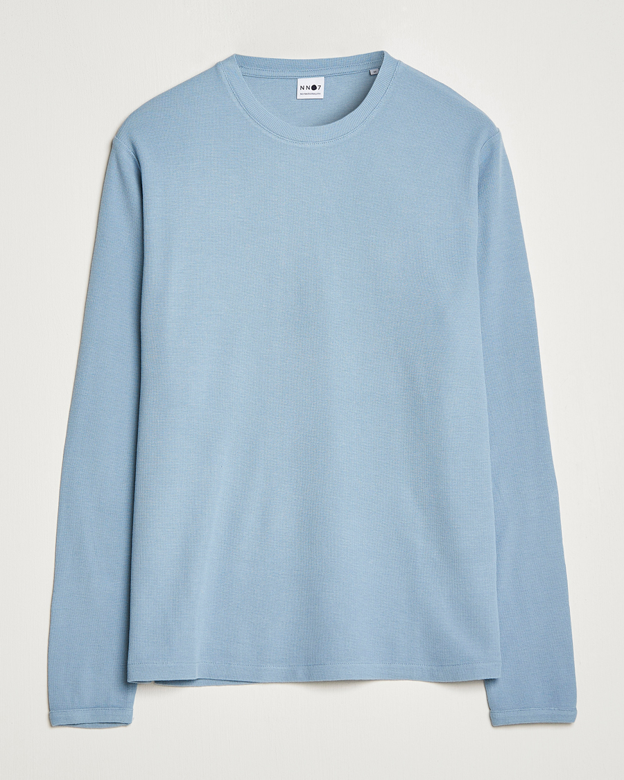 Herre | Gensere | NN07 | Clive Knitted Sweater Ashley Blue