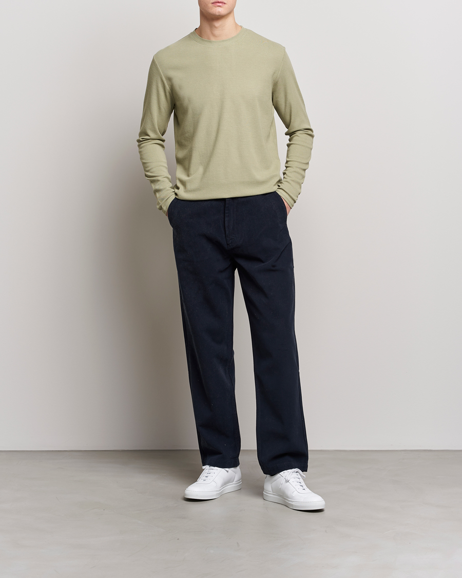 Herre | Gensere | NN07 | Clive Knitted Sweater Pale Green
