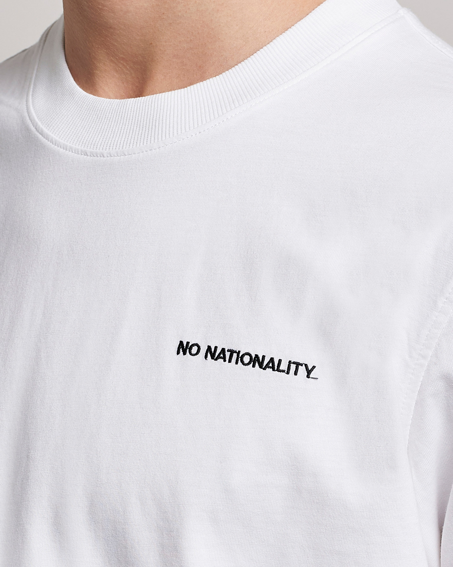 Herre | T-Shirts | NN07 | Adam Logo Crew Neck T-Shirt White