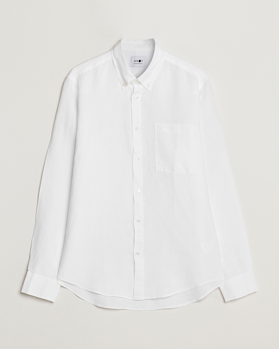 Herre | Skjorter | NN07 | Arne Linen Shirt White