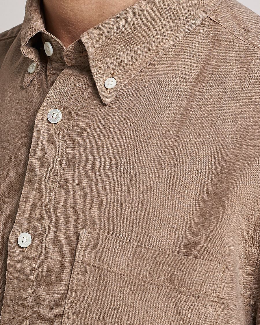 Herre | Skjorter | NN07 | Arne Linen Shirt Greige