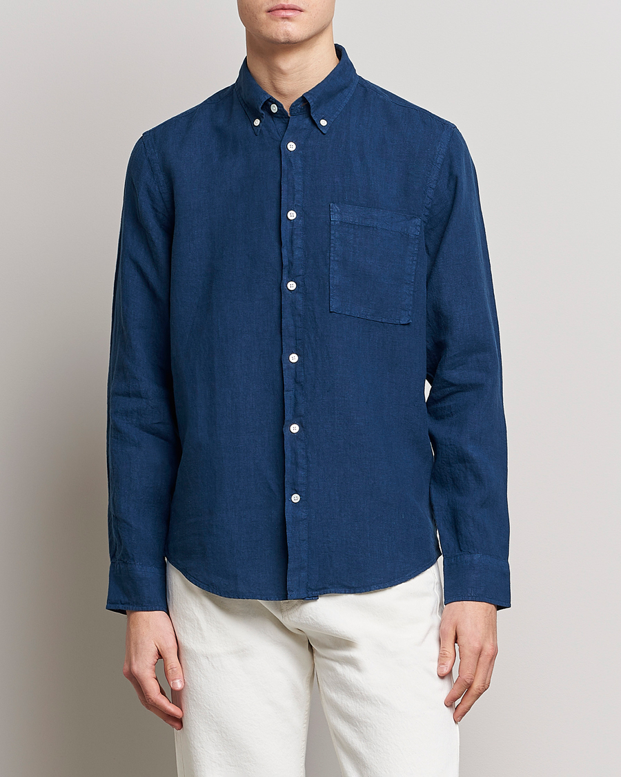 Herre |  | NN07 | Arne Linen Shirt Sargasso Sea