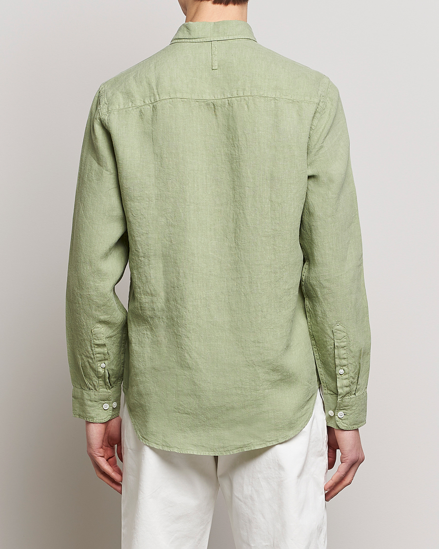 Herre | Skjorter | NN07 | Arne Linen Shirt Pale Green