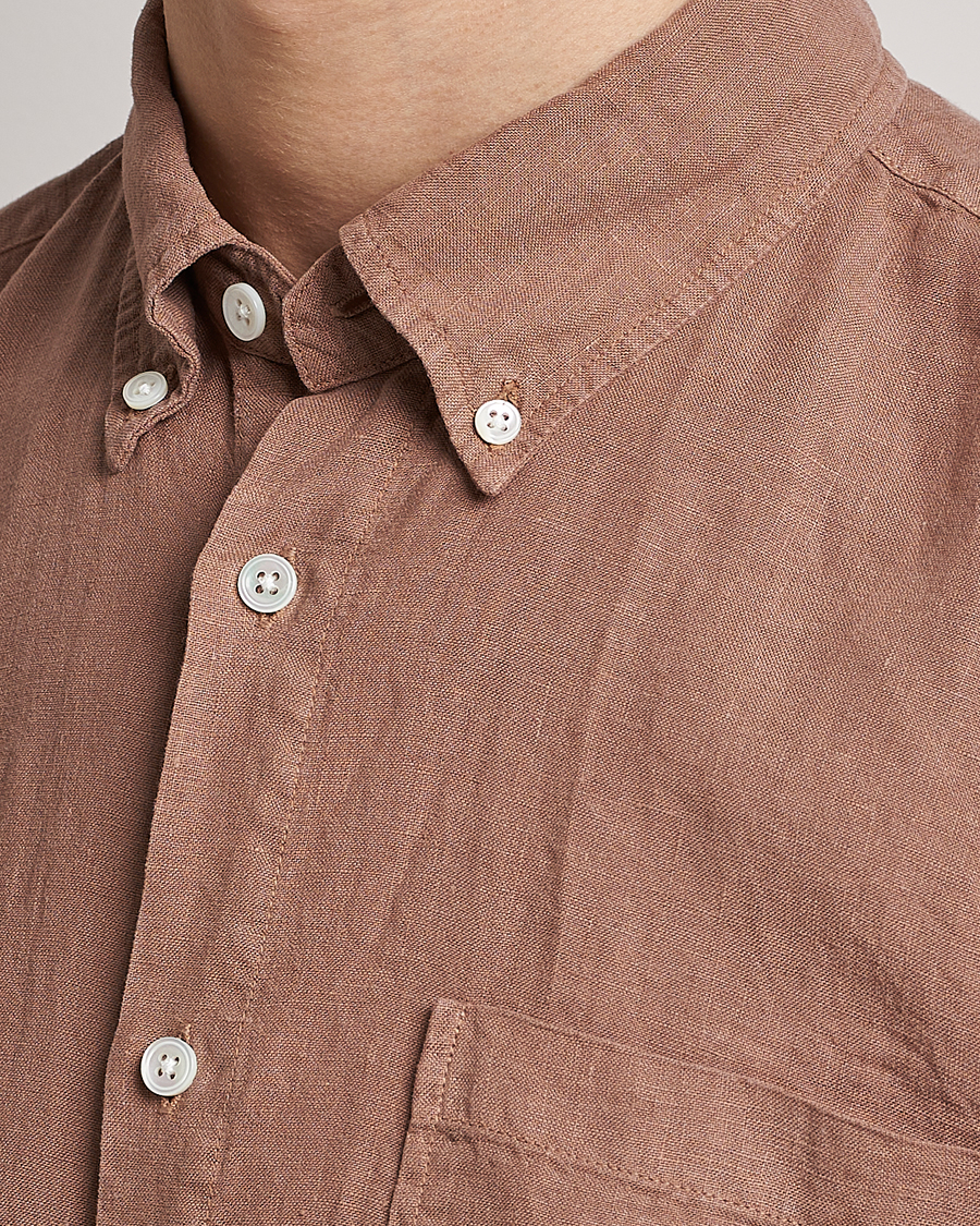 Herre | Skjorter | NN07 | Arne Linen Shirt Nougat