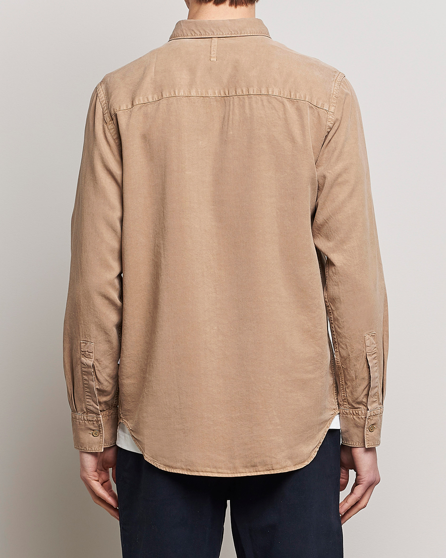 Herre | Skjorter | NN07 | Cohen Tencel Shirt Greige