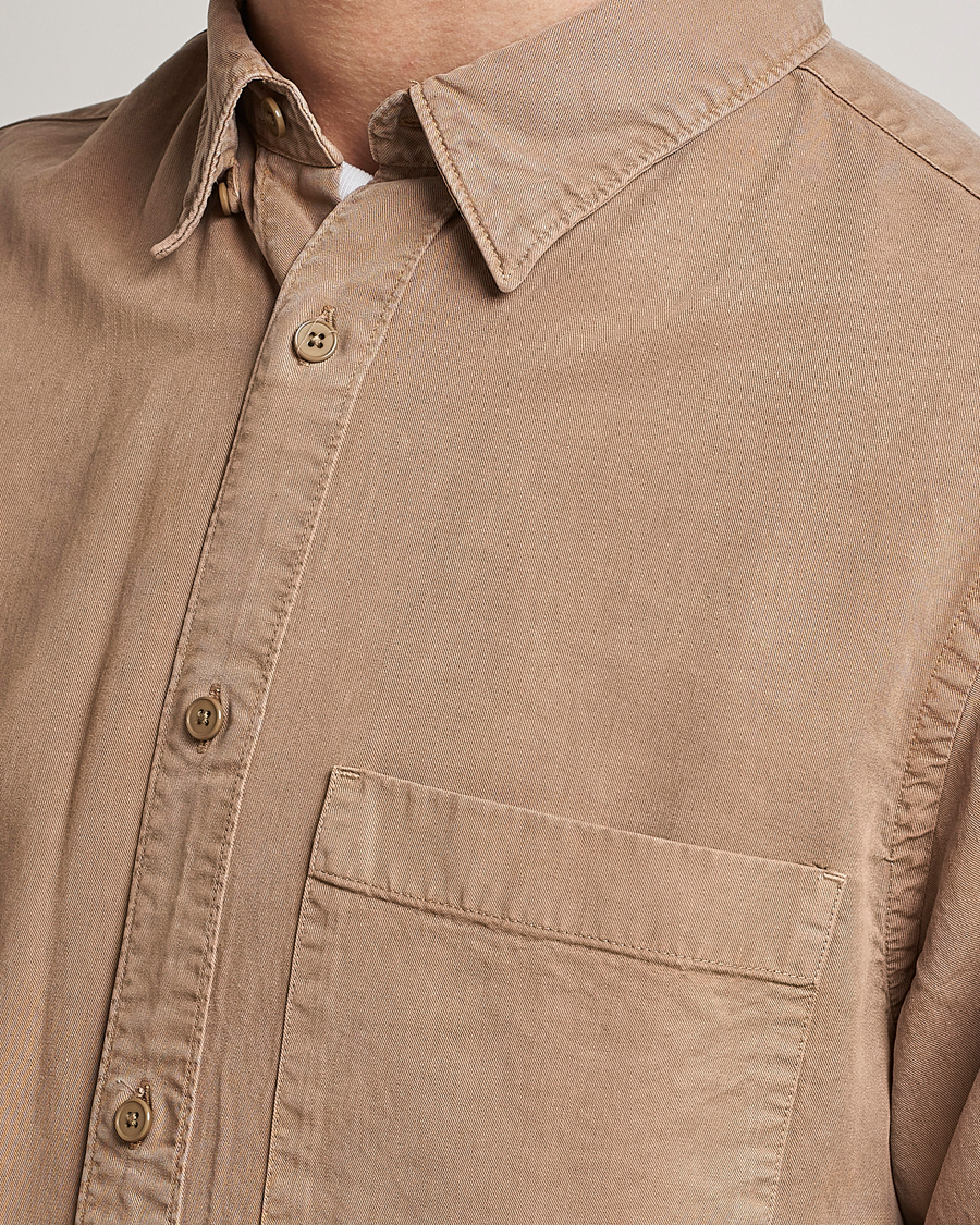 Herre | Skjorter | NN07 | Cohen Tencel Shirt Greige