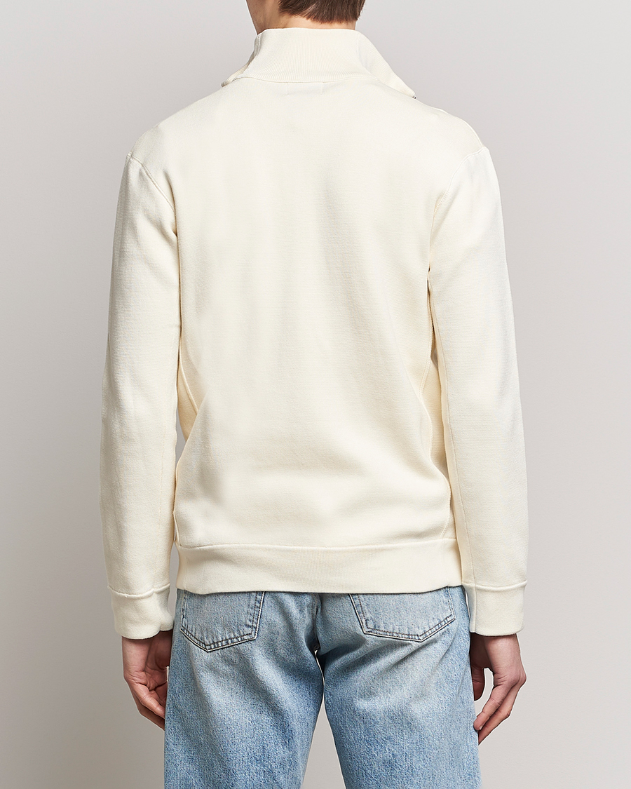 Herre | Gensere | NN07 | Luis Knitted Half-Zip Sweater Ecru