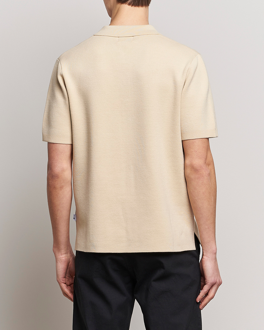 Herre | Pikéer | NN07 | Harald Knitted Polo Ecru