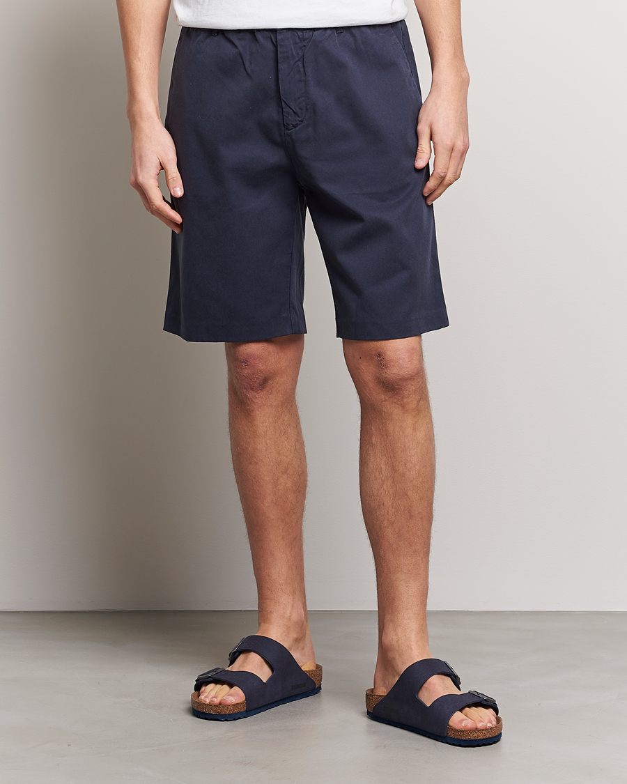 Herre | Shorts | NN07 | Theodore Confort Shorts Navy Blue