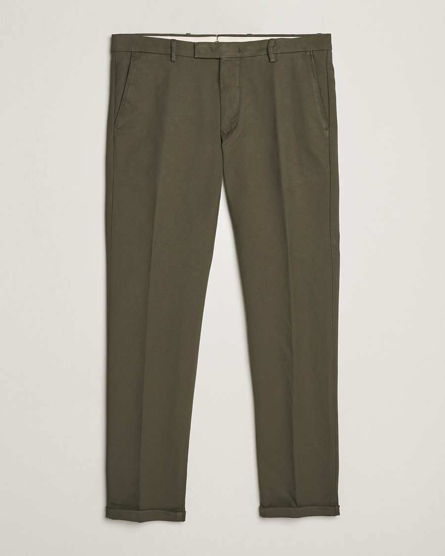 Herre | Bukser | NN07 | Scott Regular Fit Stretch Trousers Army Green