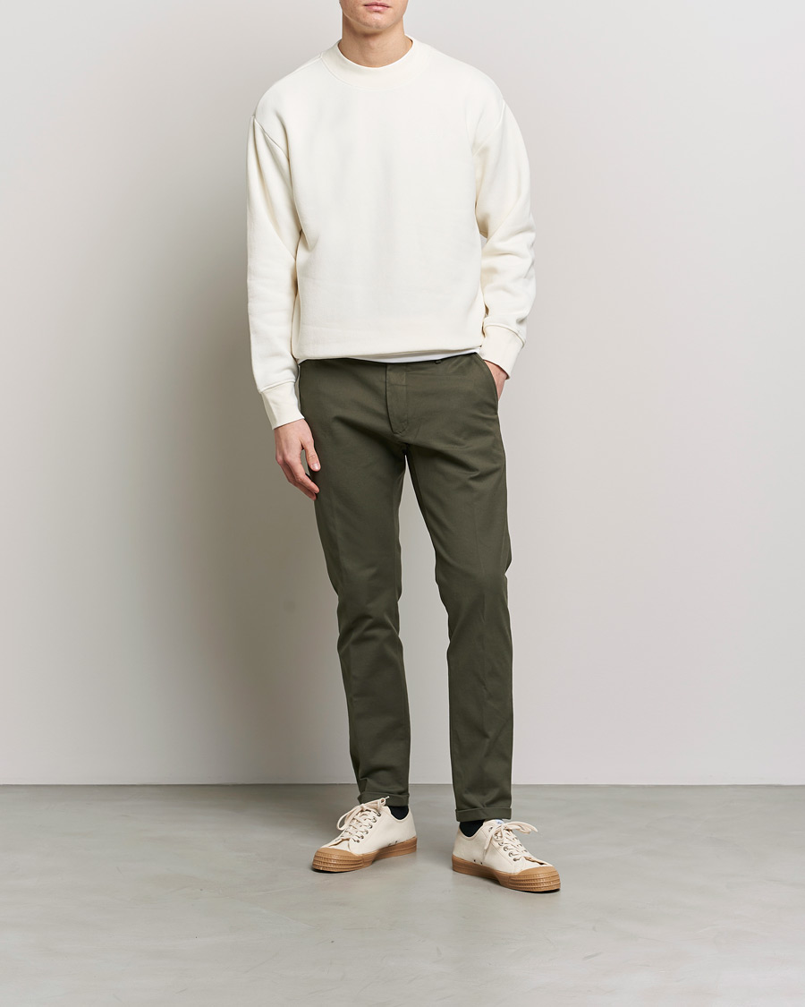 Herre | Bukser | NN07 | Scott Regular Fit Stretch Trousers Army Green