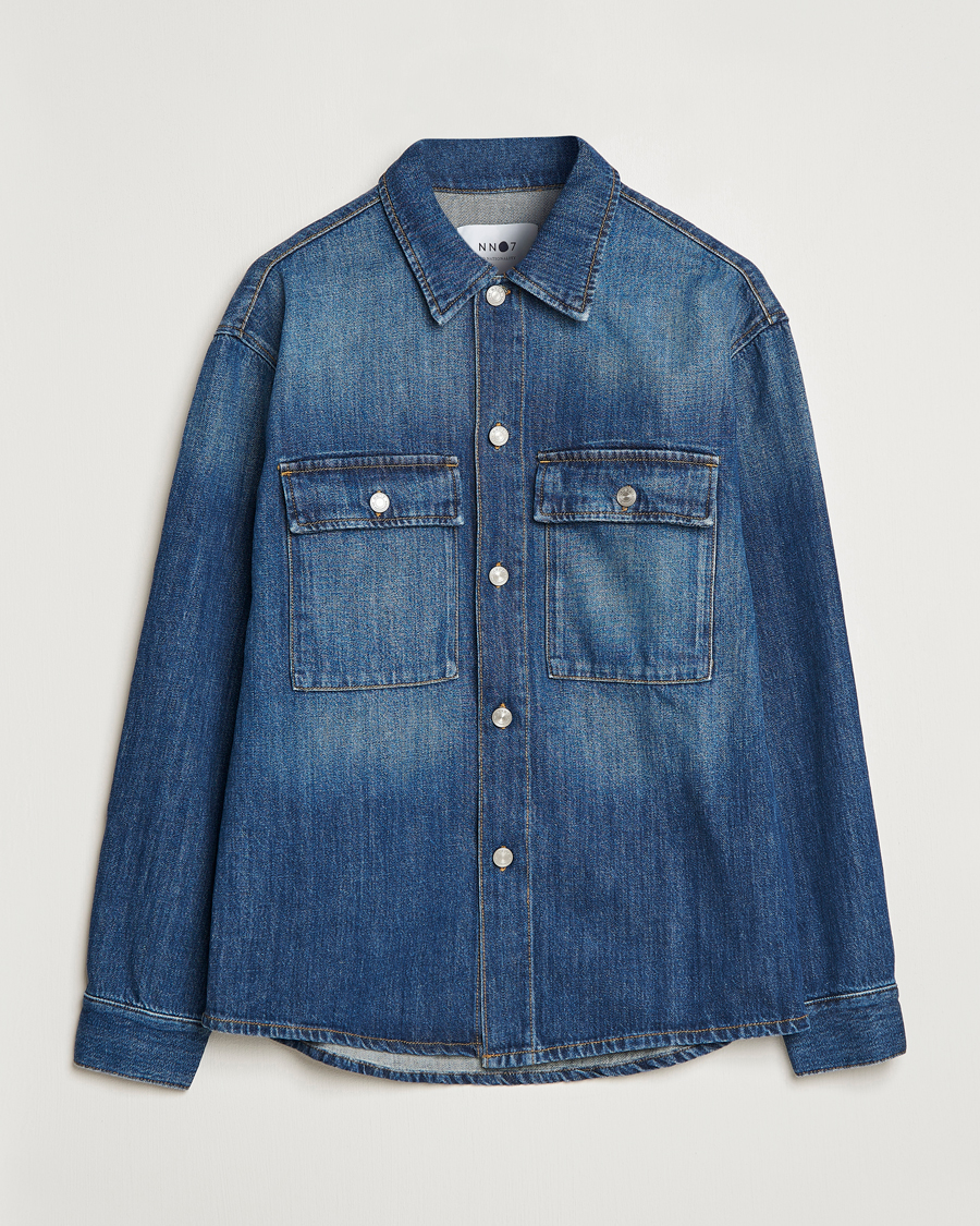 Herre | Jakker | NN07 | Roger Denim Jacket Medium Blue