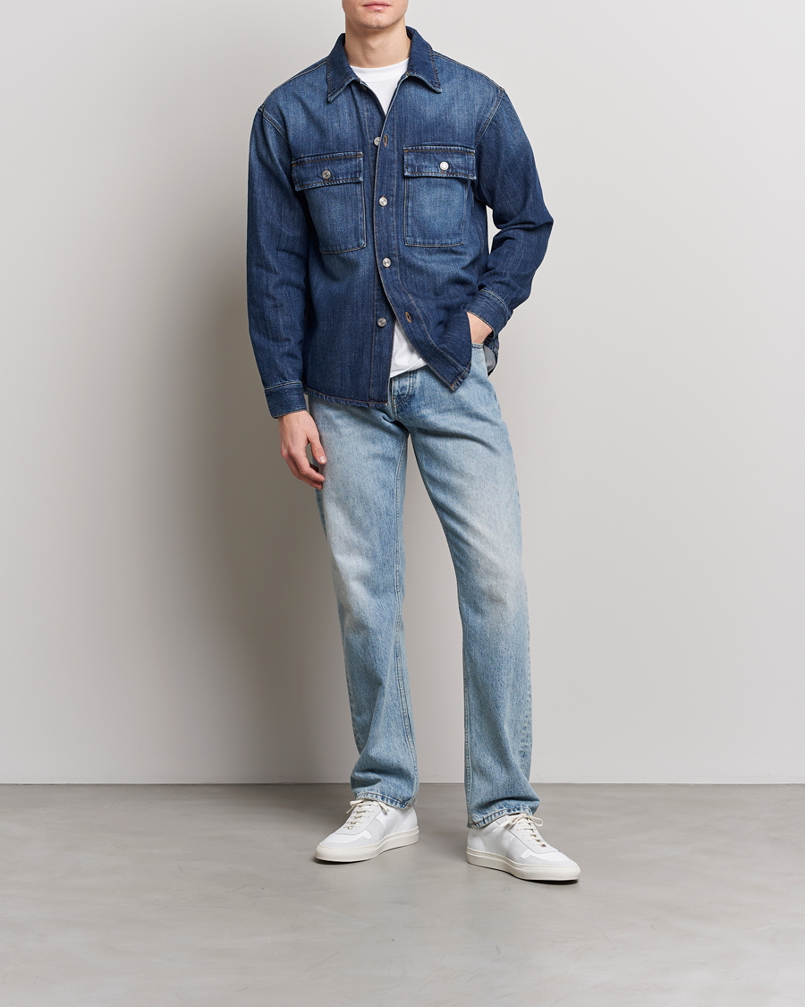 Herre | Jakker | NN07 | Roger Denim Jacket Medium Blue
