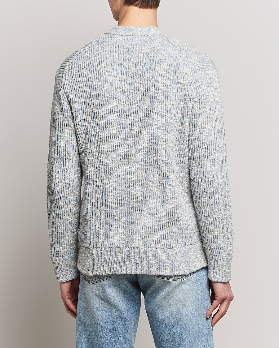 Herre | Gensere | NN07 | Jesse Knitted Sweater Ashley Blue