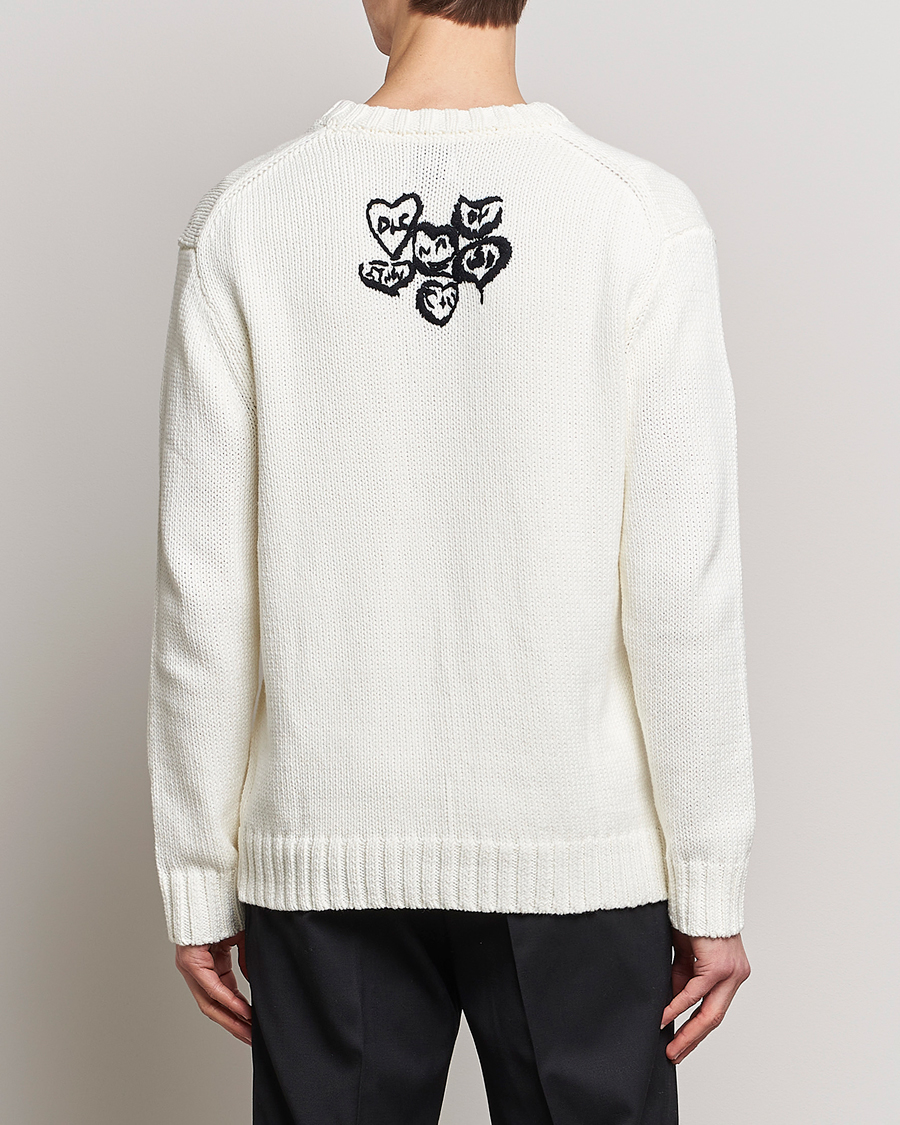 Herre | Gensere | NN07 | Jasper Knitted V-Neck Sweater Ecru