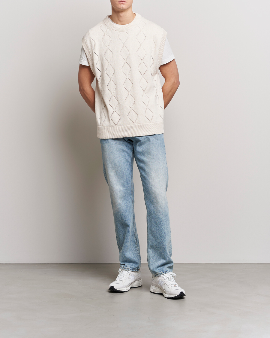 Herre | Gensere | NN07 | Crew Neck Vest Ecru