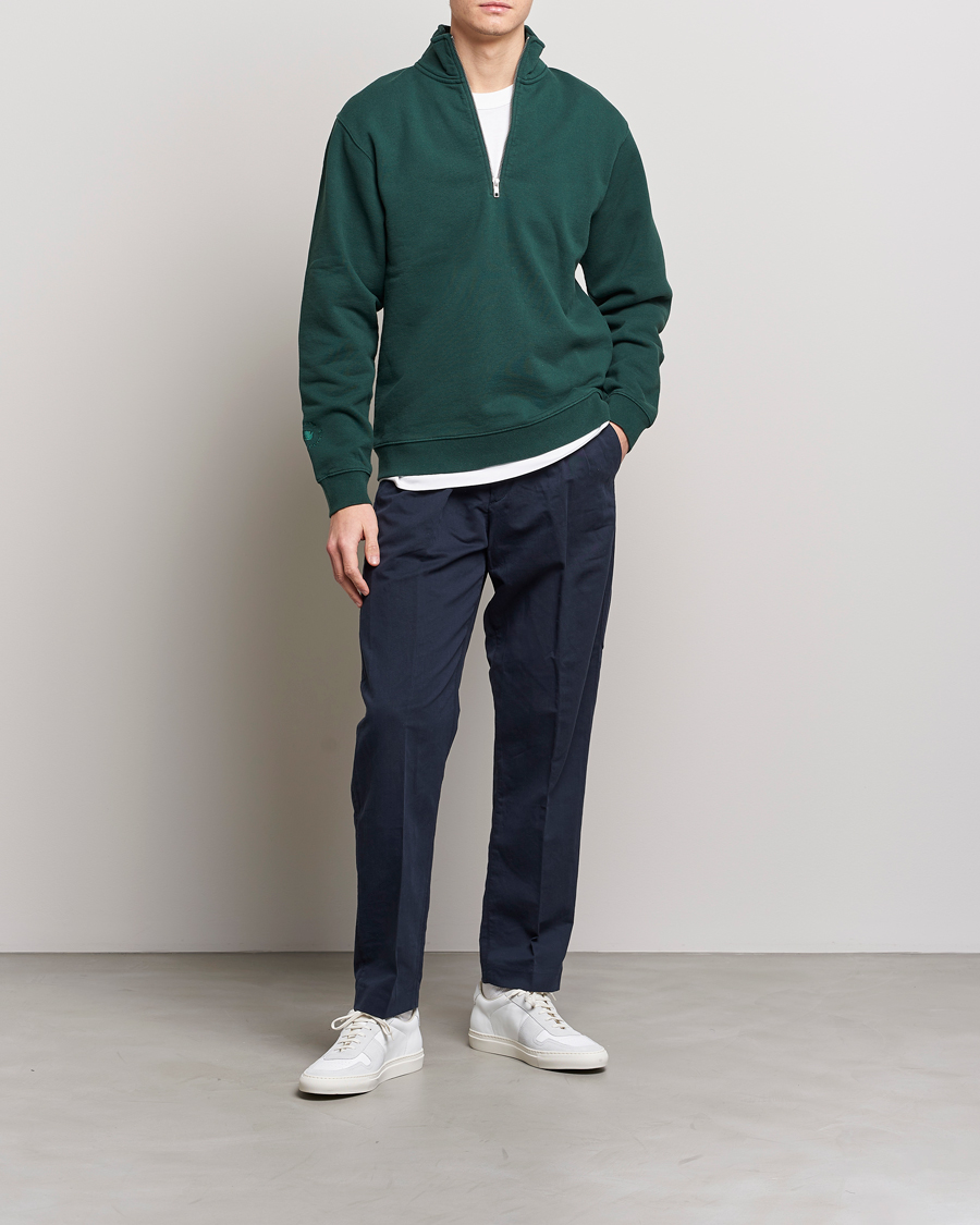 Herre | Bukser | NN07 | Fritz Pleated Trousers Navy Blue