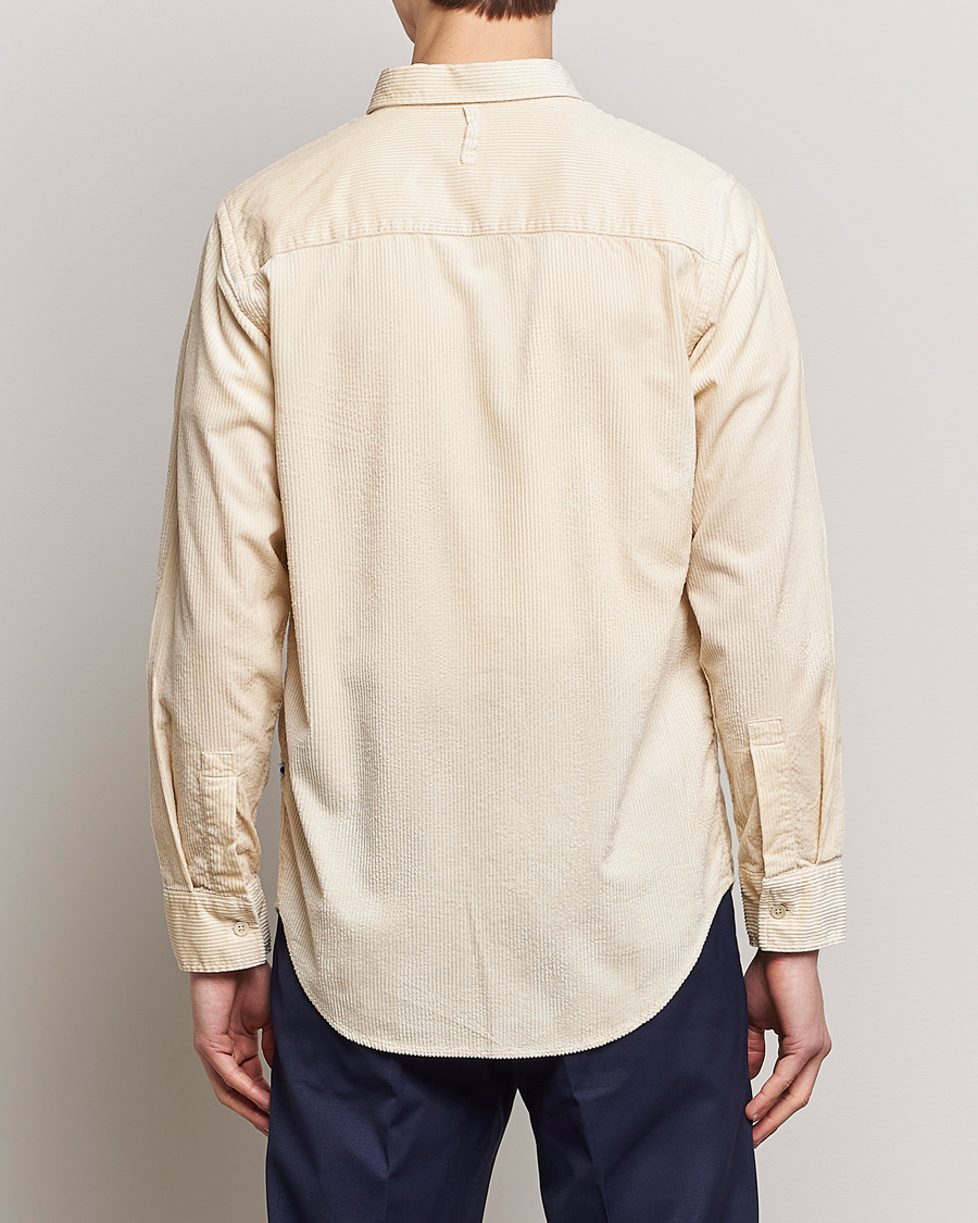 Herre | Skjorter | NN07 | Cohen Tencel Corduroy Shirt Ecru