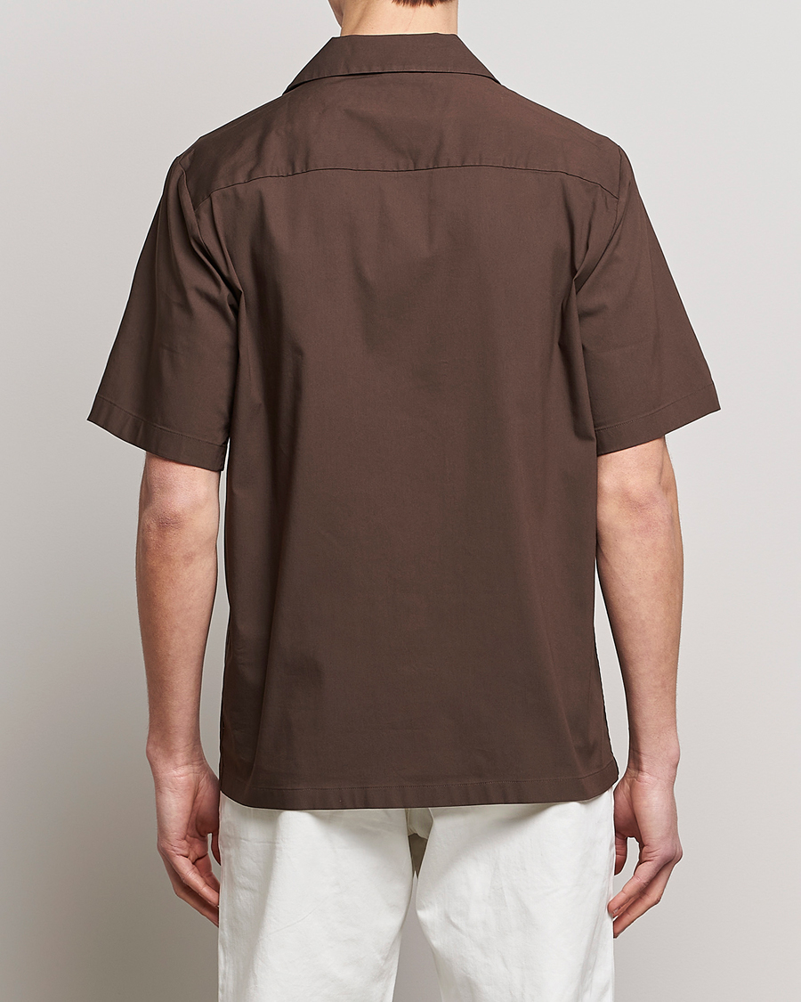 Herre | Skjorter | NN07 | Daniel Pocket Resort Collar Shirt Brown