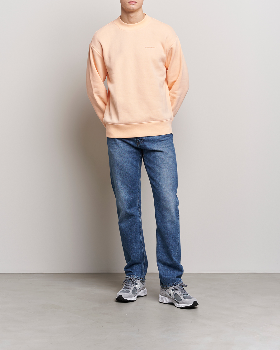 Herre | Gensere | NN07 | Briggs Mock Neck Sweater Prairy Sunset