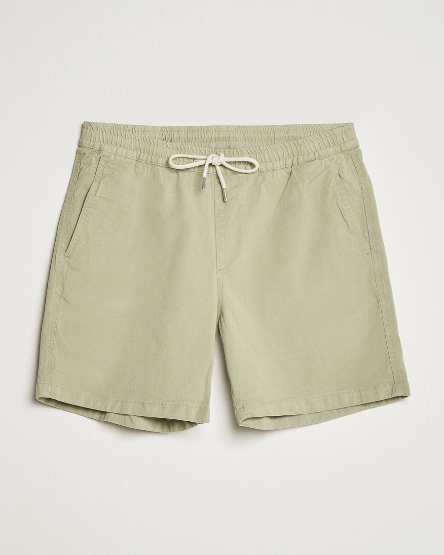 Herre | Shorts | NN07 | Gregor Tencel Drawstring Shorts Pale Green