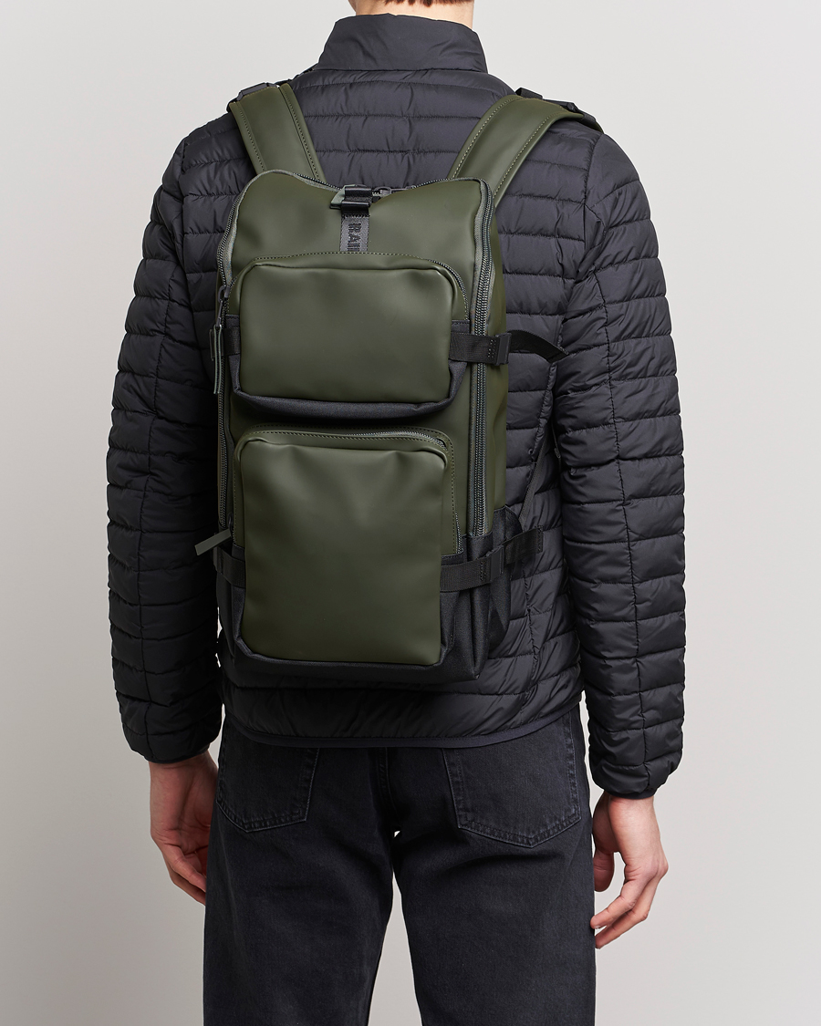 Herre |  | RAINS | Trail Cargo Backpack Green