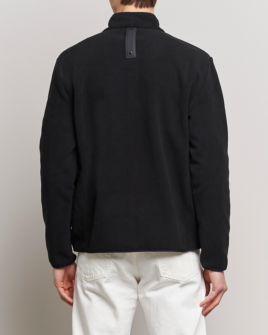 Herre | Gensere | RAINS | Fleece Half-Zip Pullover Black