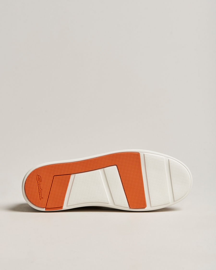 Herre | Santoni Plain Sneaker Beige Suede | Santoni | Plain Sneaker Beige Suede