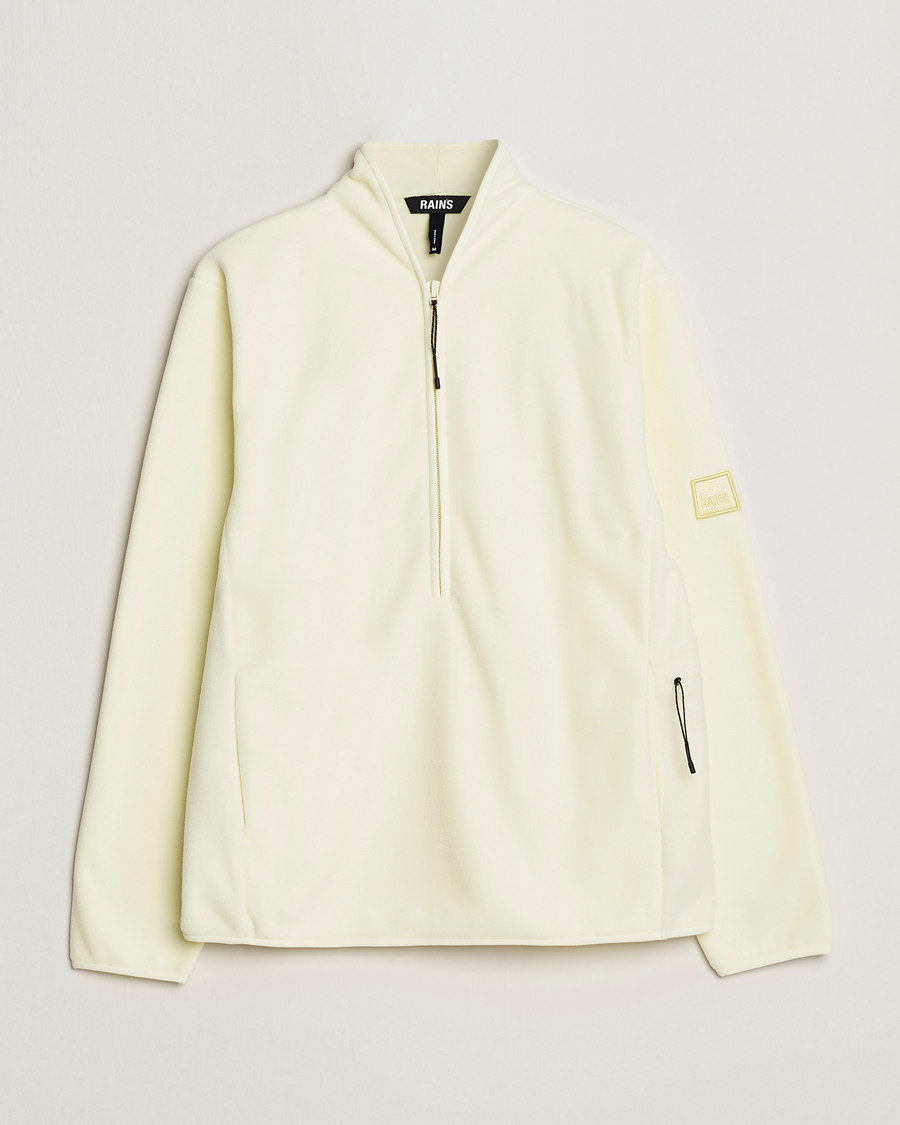 Herre | Gensere | RAINS | Fleece Half-Zip Pullover Straw