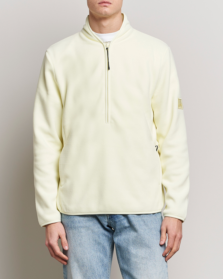 Herre | Gensere | RAINS | Fleece Half-Zip Pullover Straw