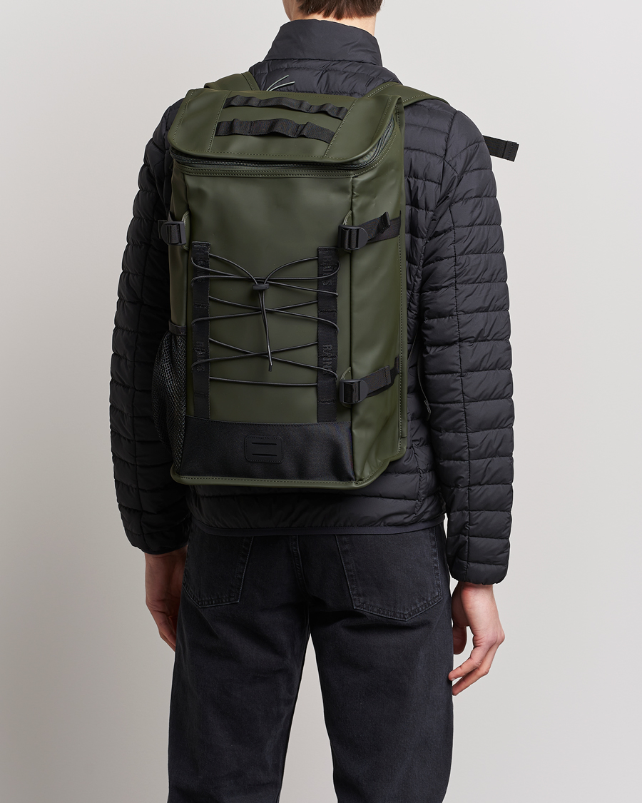 Herre | RAINS Trail Mountaineer Backpack Green | RAINS | Trail Mountaineer Backpack Green